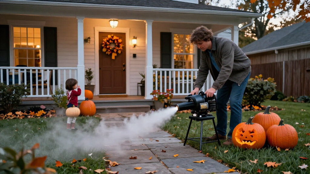 Halloween fog machines