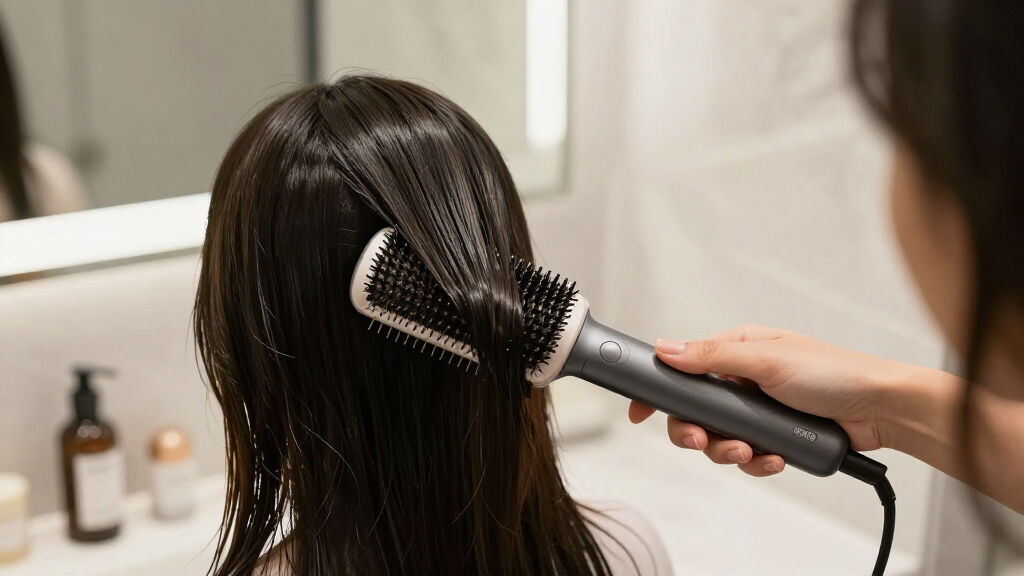 premium hair straightening brushes