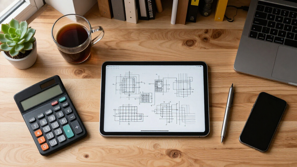 professional ipad pro for technical drawing for engineering students
