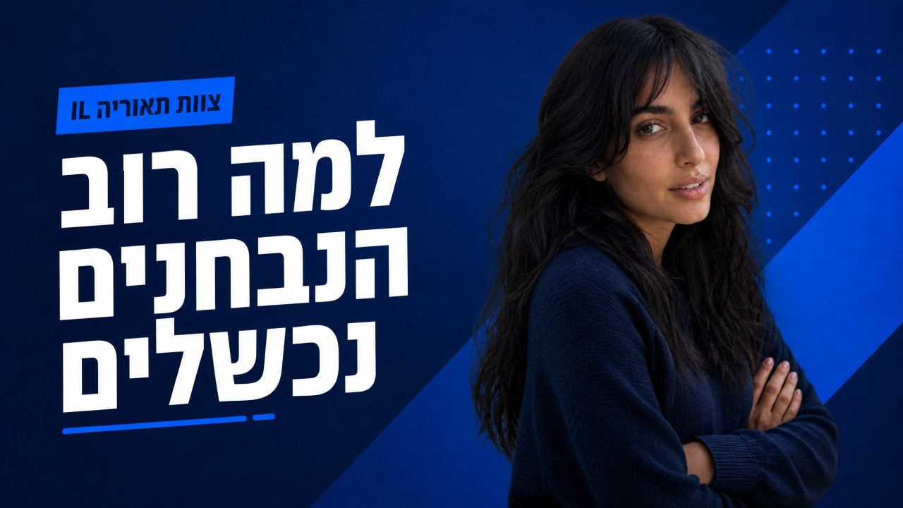 לימוד תאוריה מבחנים: למה 68% נכשלים בניסיון הראשון [מדריך 2026]