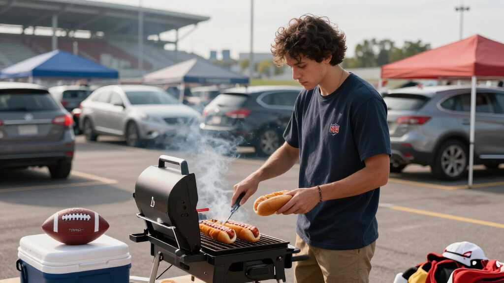 NFL tailgating portable grills