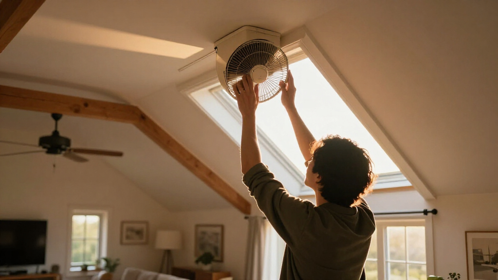 whole house fan for fast night cooling
