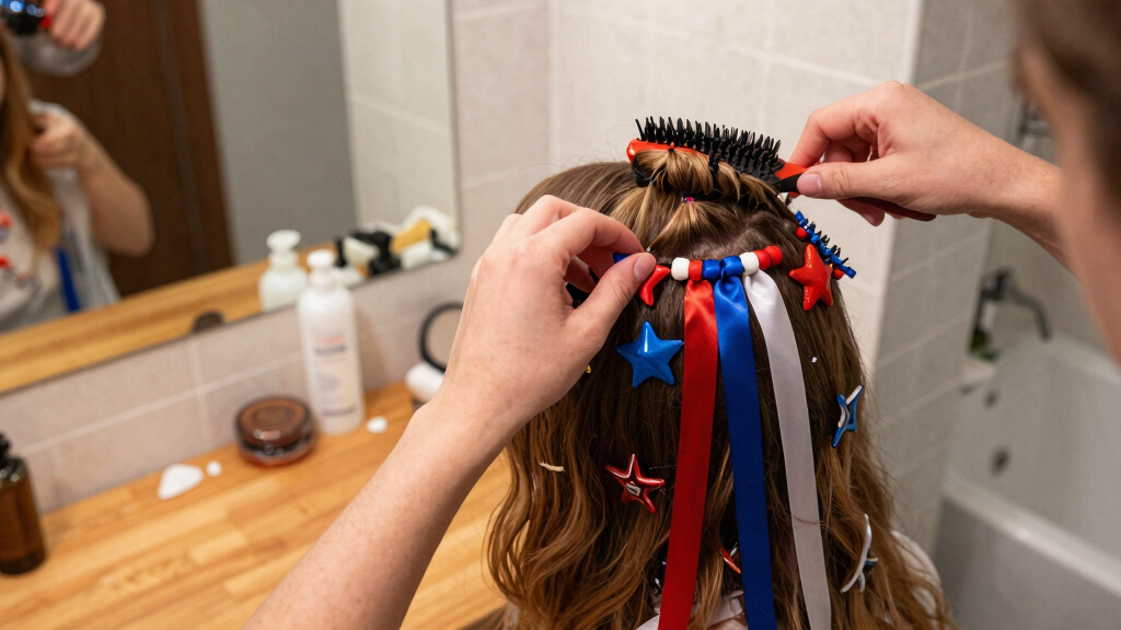 patriotic hair accessories