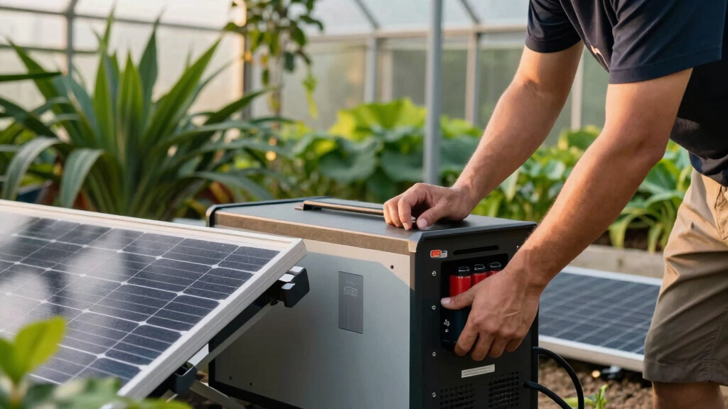 best off-grid power stations for greenhouse monitoring