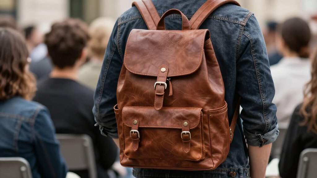 vegan leather backpacks lapsize