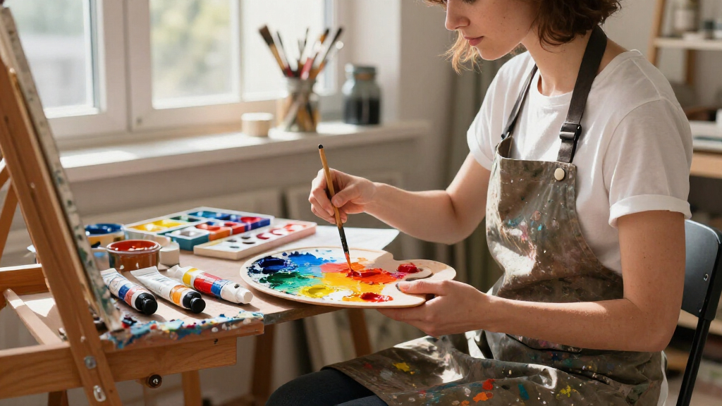 acrylic paint sets for artists