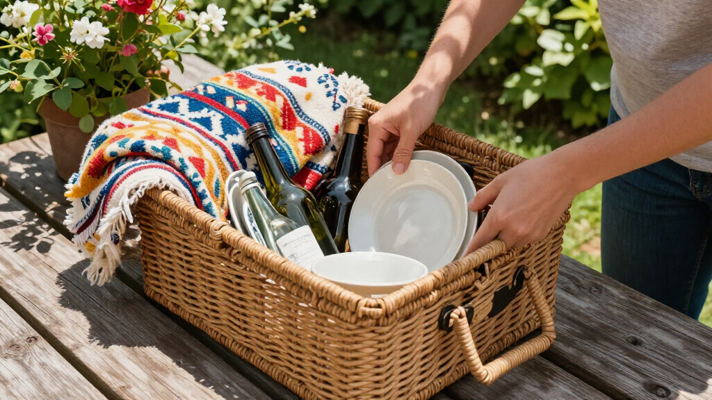 boho picnic baskets