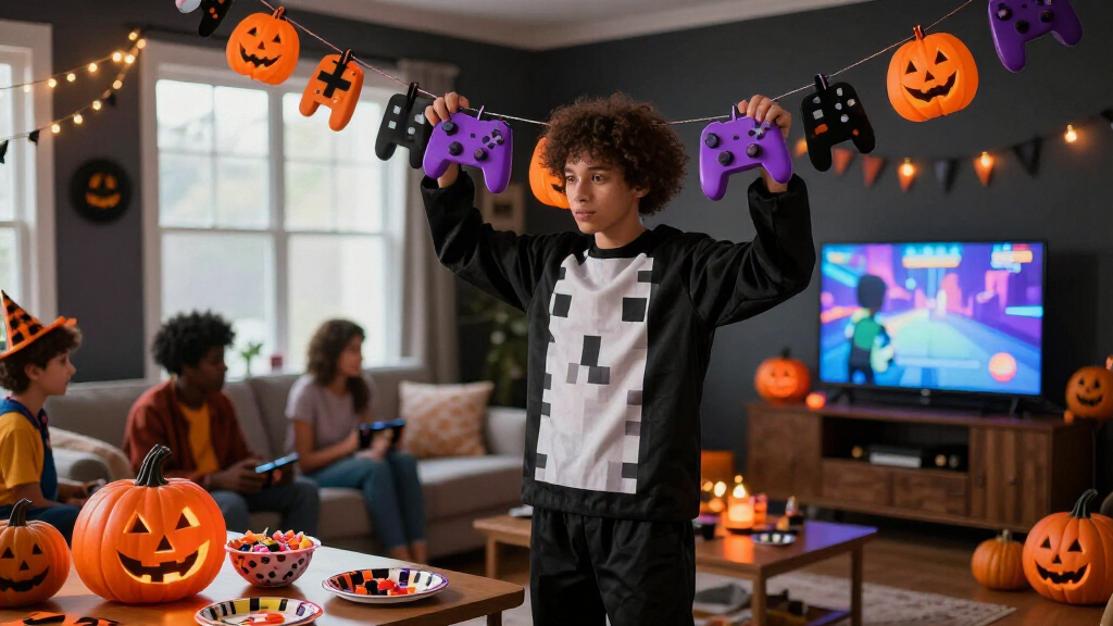 gaming themed Halloween party supplies