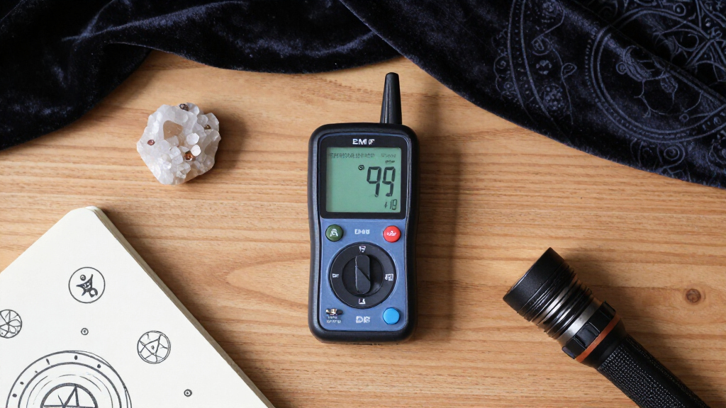 EMF meter for paranormal investigation