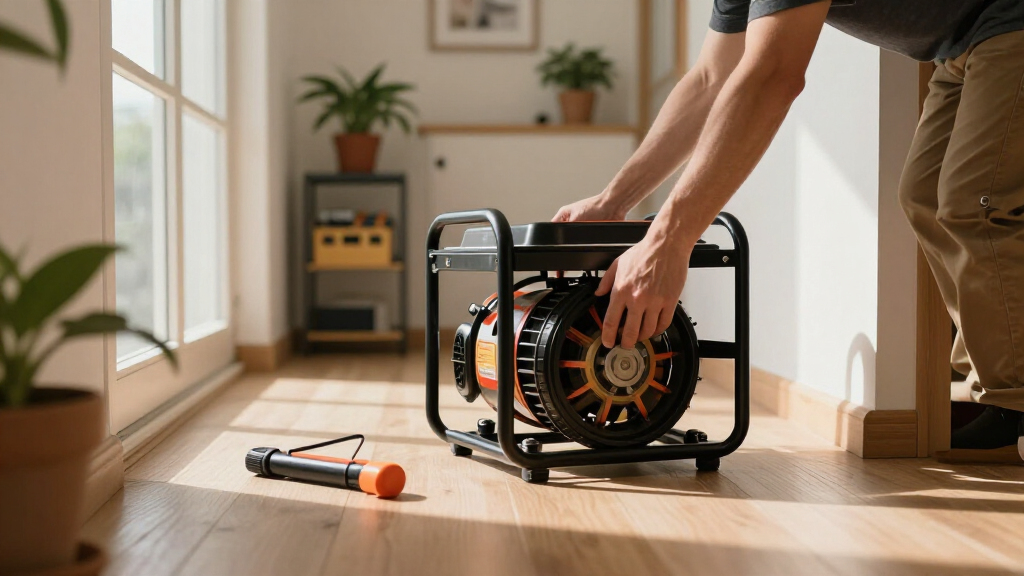 generator wheel kit for apartment backup