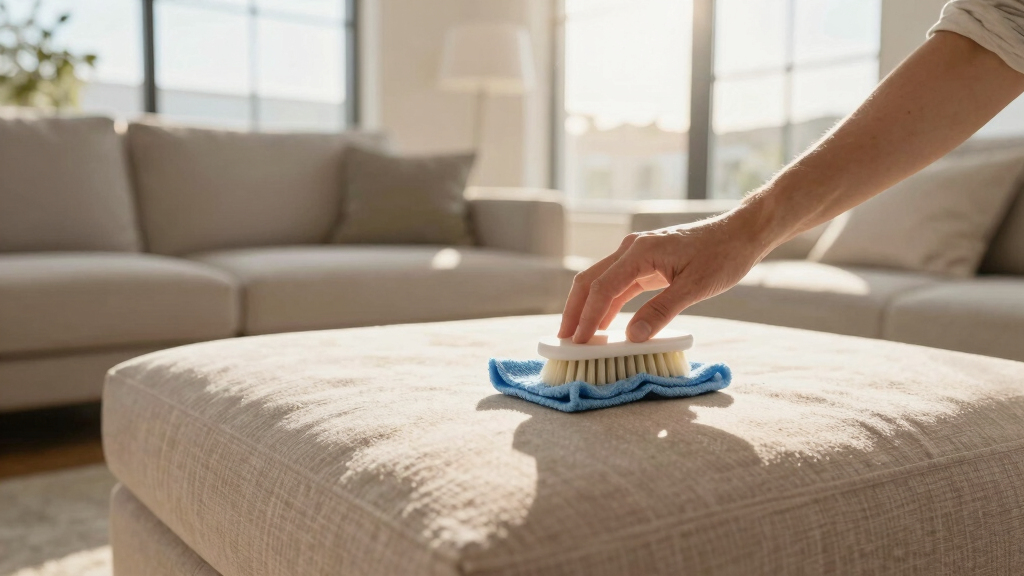way to clean microfiber couch