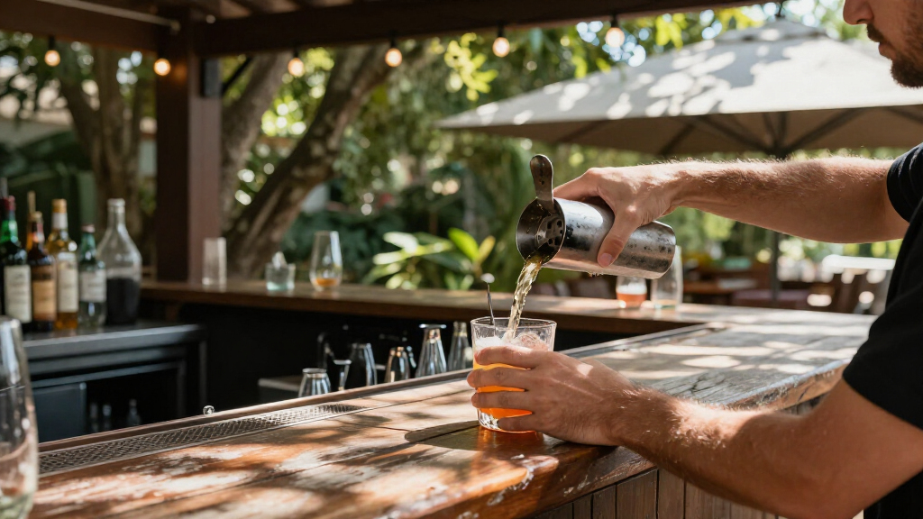 outdoor bar set