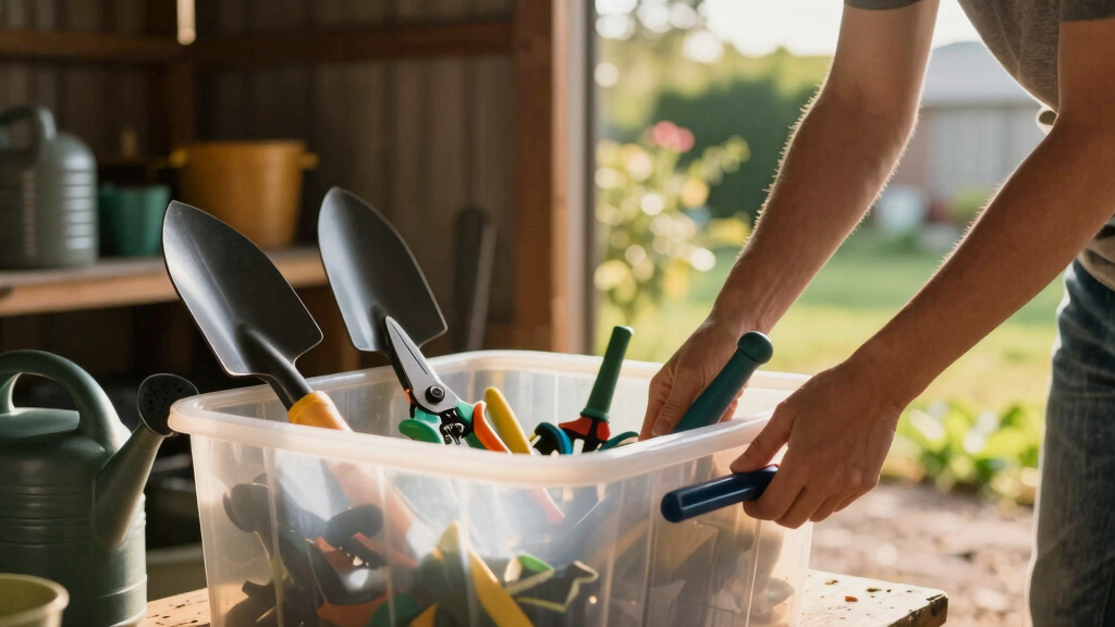 garden tool storage organizers