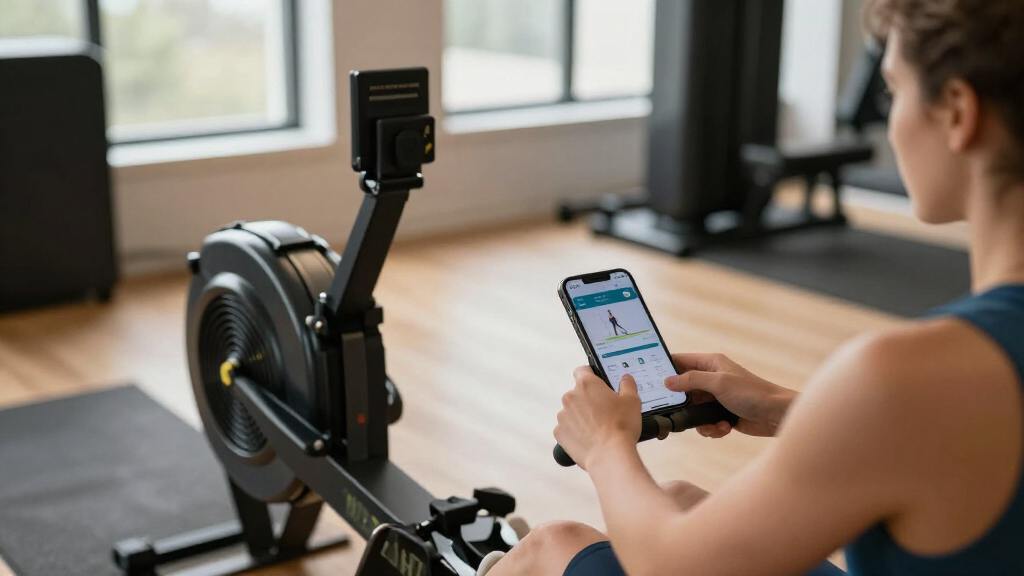rowing machine with phone app