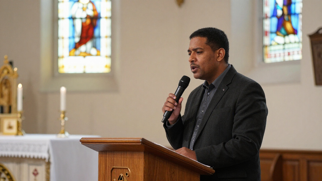podium microphone for church lectern