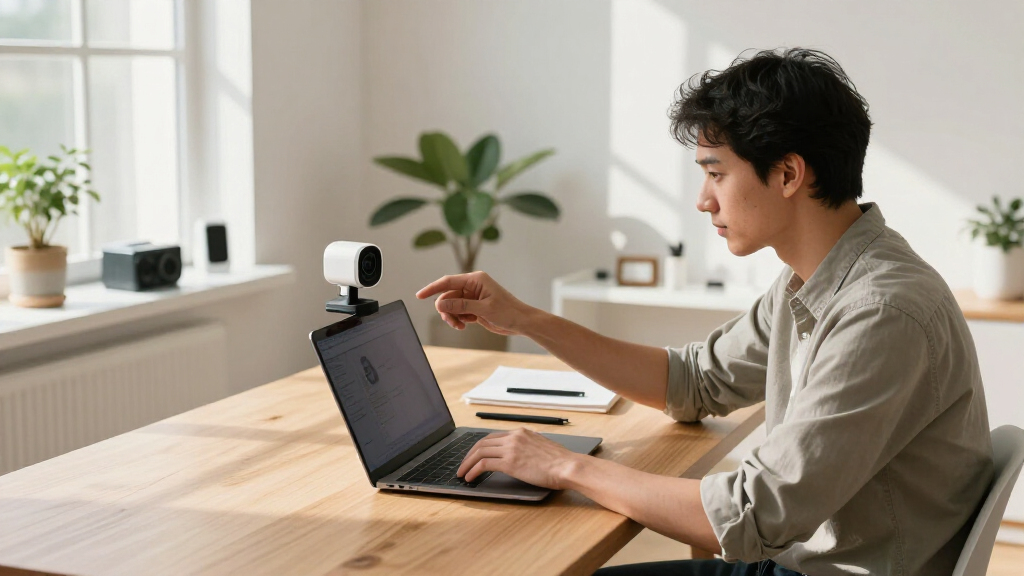 best AI tracking webcams for solo founders