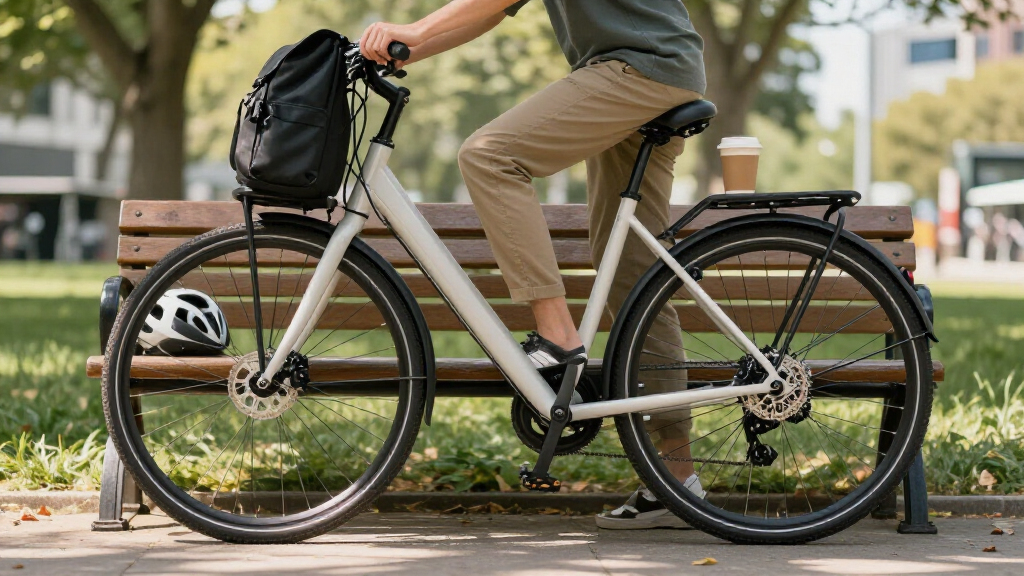 commuter e bike with front rack compatibility