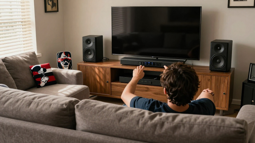 best surround soundbar with rear speakers for fan cave
