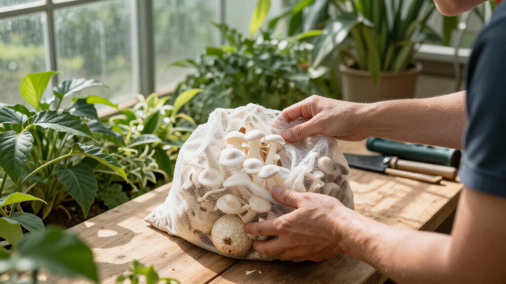 ventilated mushroom bag