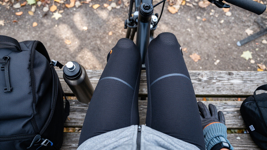 thermal bib tights for winter commuting