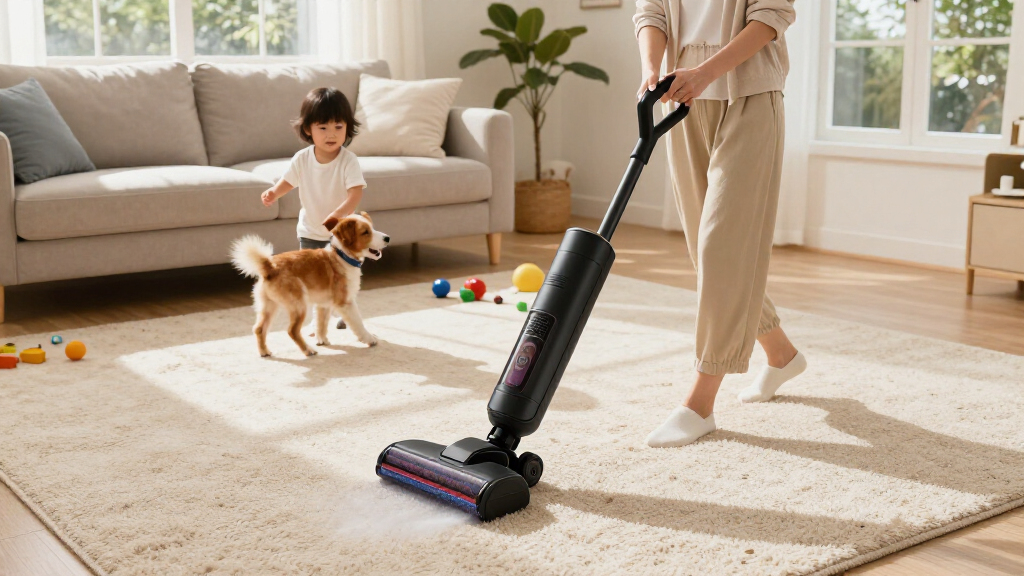 best upright vacuum for families with kids and pets
