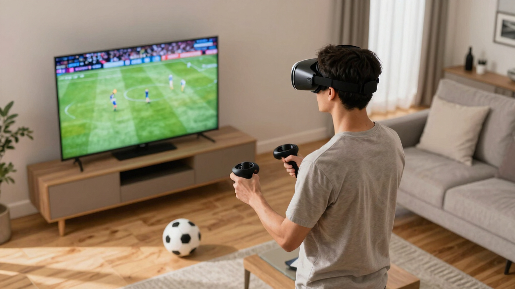 VR soccer game experiences