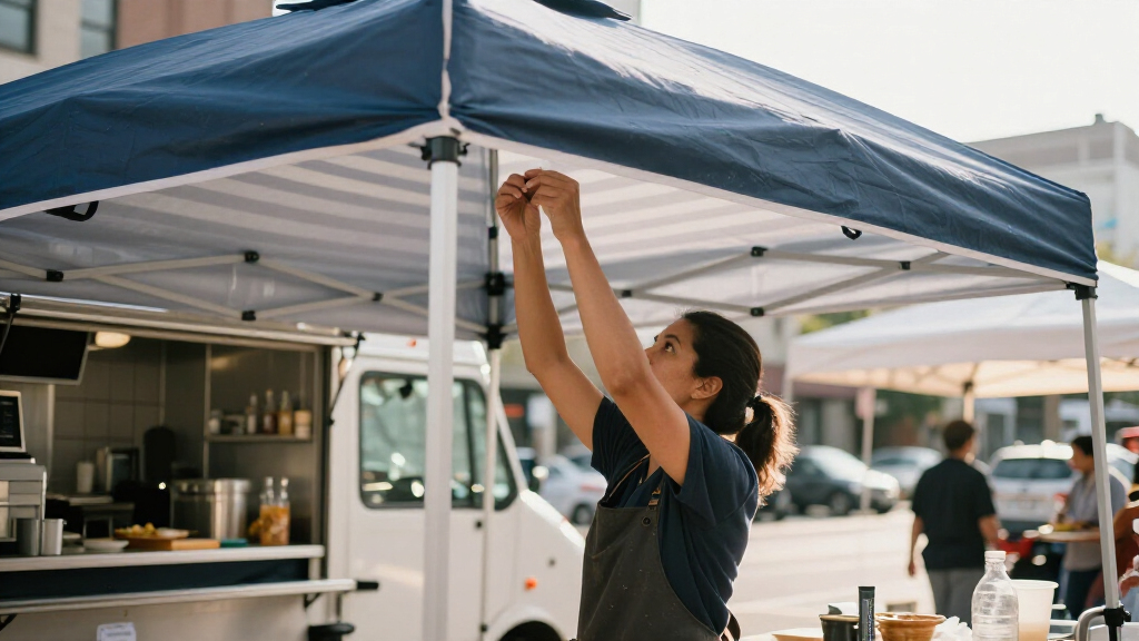 best 10x20 canopies for food truck vendors