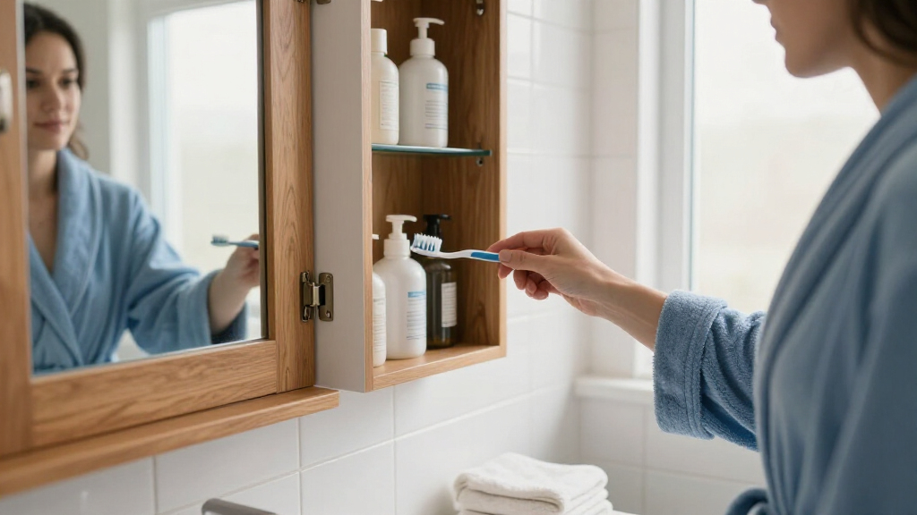 bathroom medicine cabinet recessed