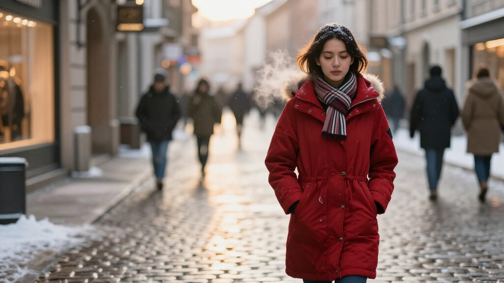 best red winter coats