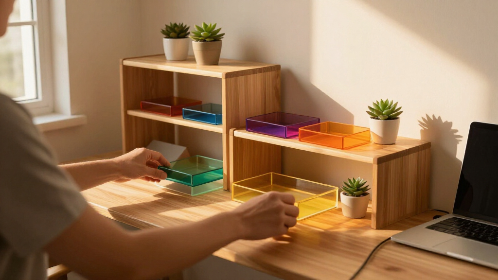 desk organization and storage solutions