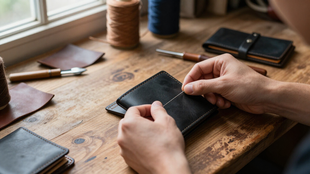 designer leather wallets