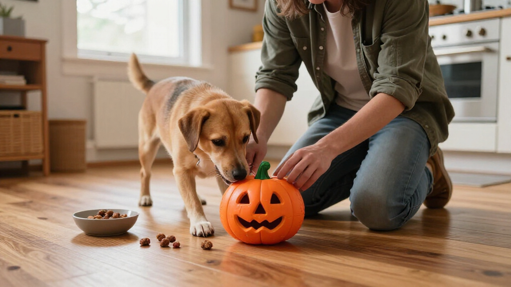 Halloween dog treat puzzles