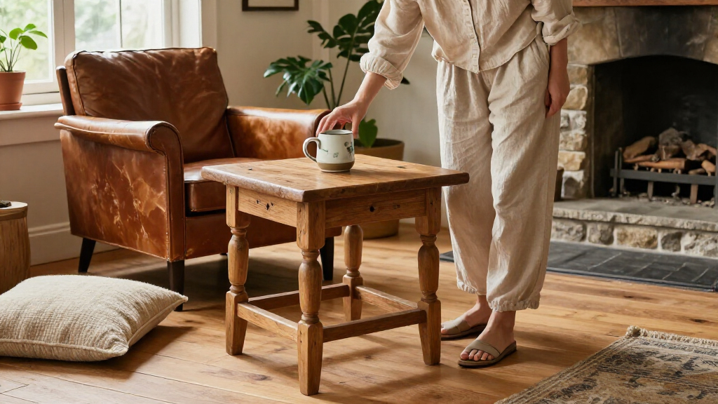 best rustic side tables