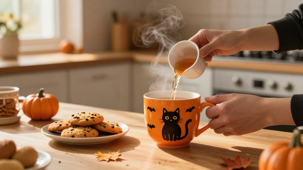 halloween tea cups