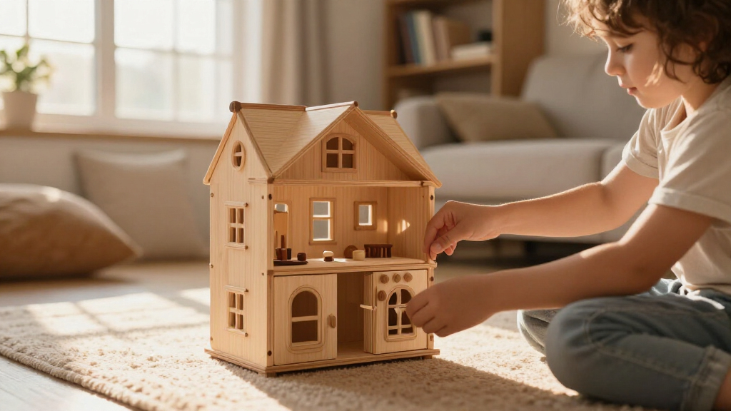 premium wooden dollhouse sets