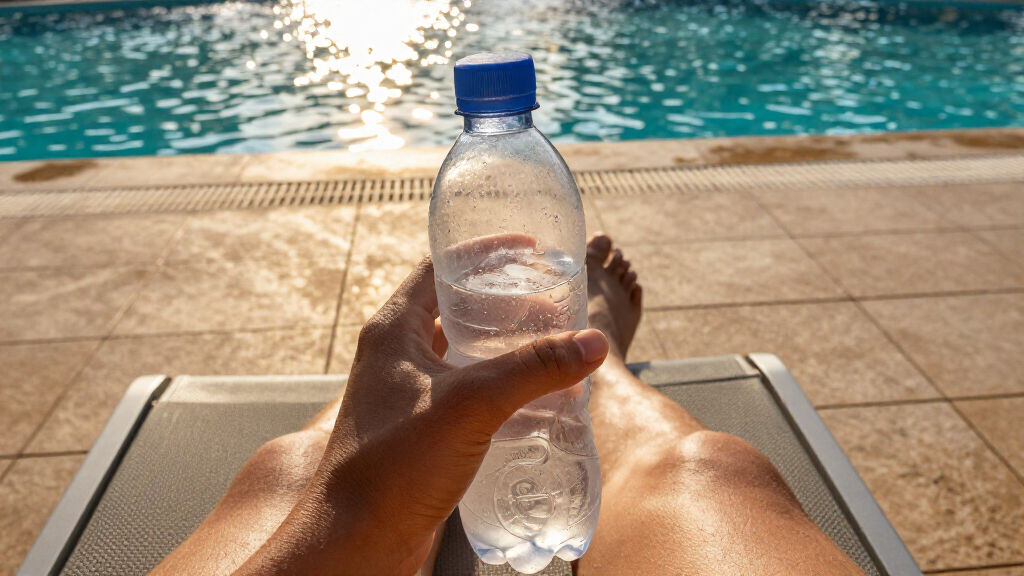 poolside water bottles