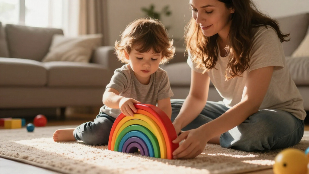 montessori rainbow stacker