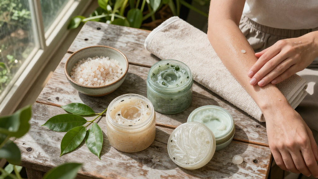 luxury body scrub sets