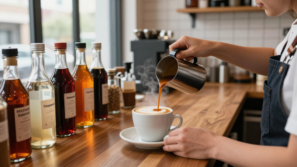 flavored coffee syrups
