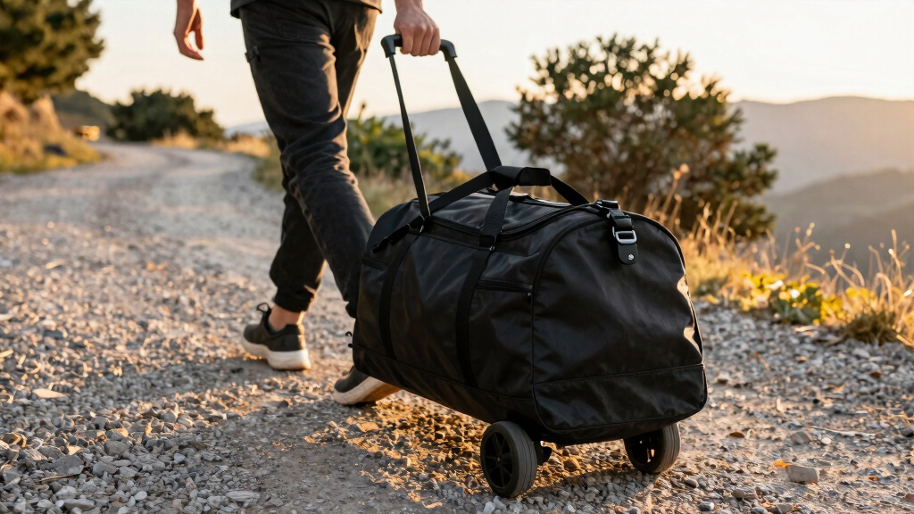 sports duffel bags with wheels