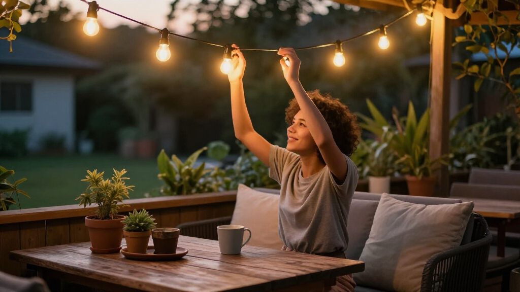 outdoor string lights