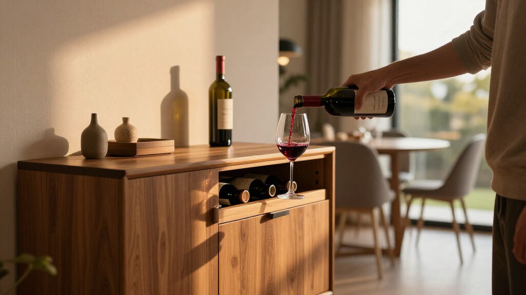 best sideboard buffet with wine storage