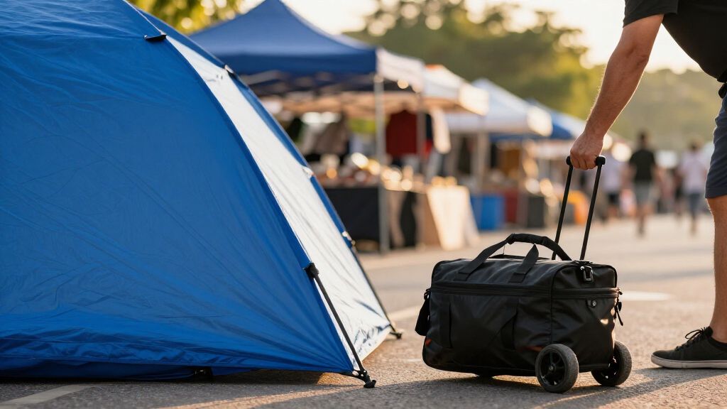 commercial canopy tents with wheeled bag