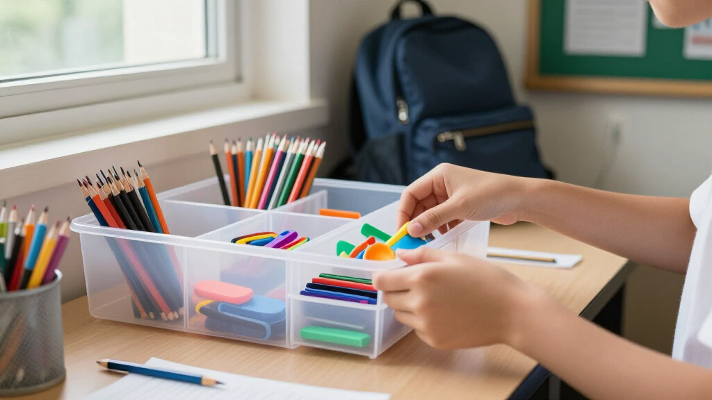 school supplies organizers