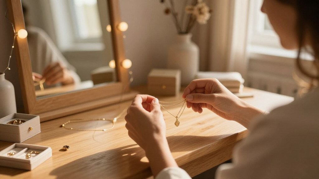 dainty layered necklaces gift guide