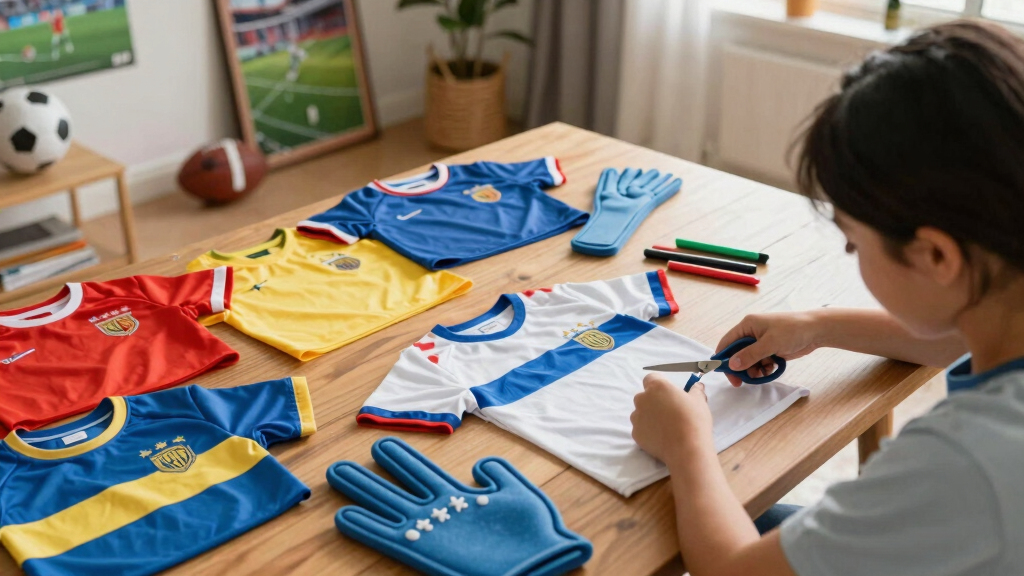 kids soccer fan apparel