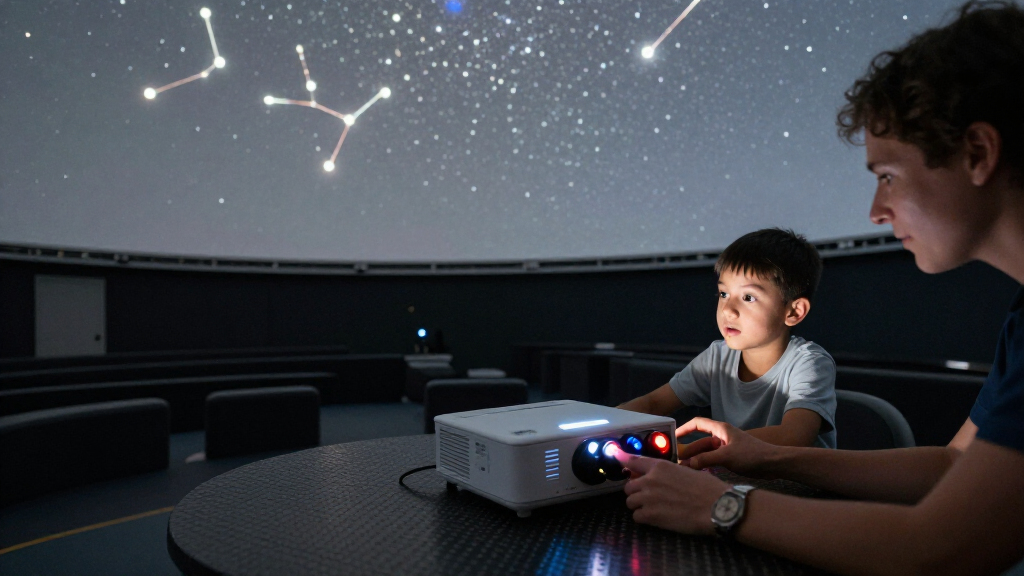 interactive astronomy planetarium projectors