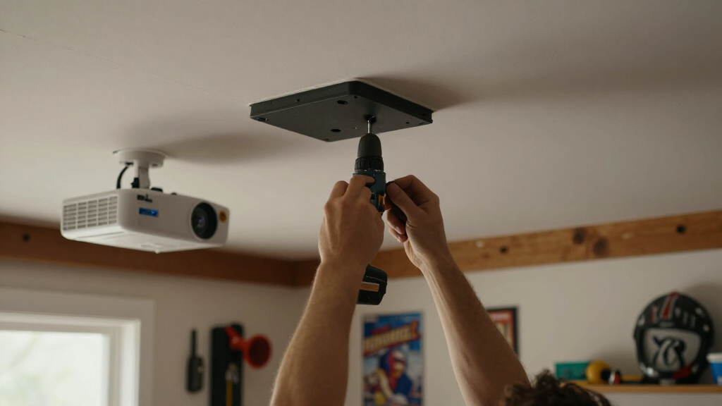 best projector ceiling mount for fan cave