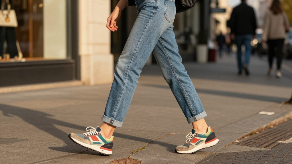 best jeans and trainers