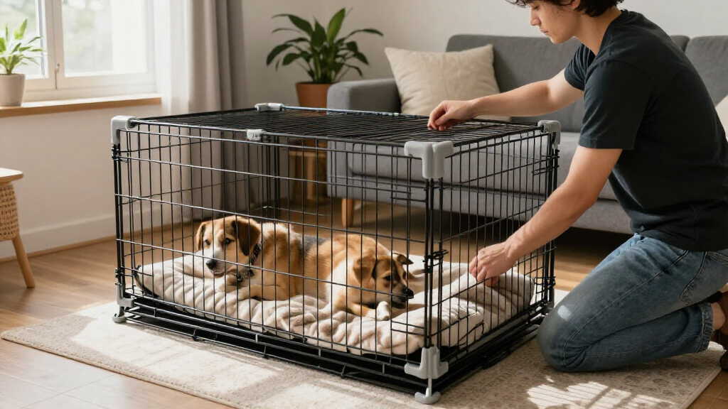 best dog crates with divider panels XL